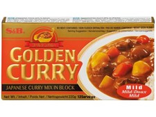 10er Pack - S&B GOLDEN CURRY Japanisches Curry Mix in W&uuml;rfel (10x 220g) MILD KV