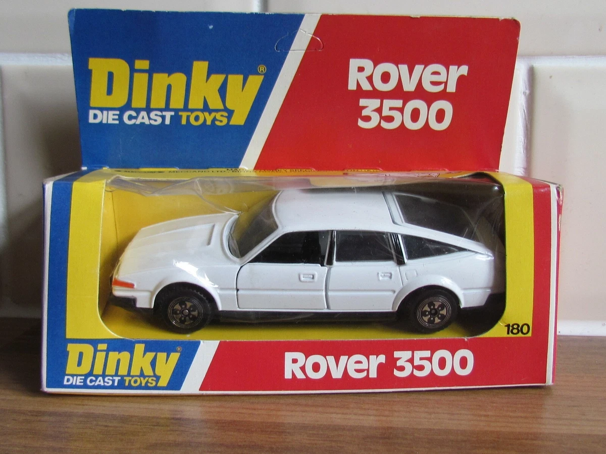 DINKY TOYS ROVER 3500 WHITE SCALE MODEL CAR 180 MADE IN