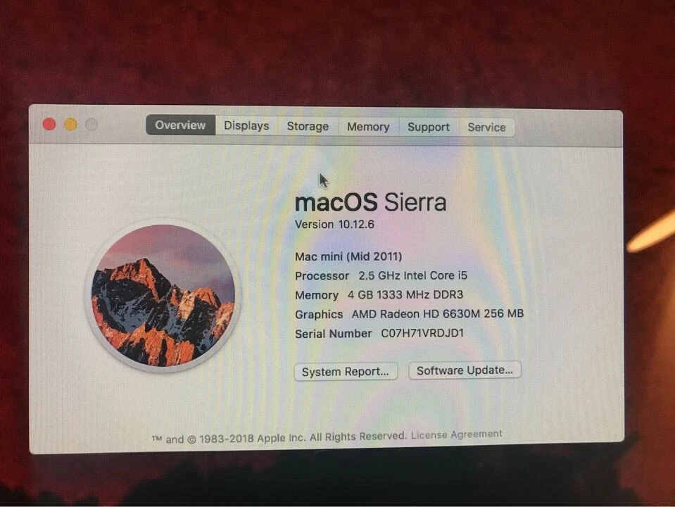 Apple Mac Mini (Mid 2011) - 2.5 GHz Intel Core i5 4GB RAM 500GB HDD. - Image 2 of 4