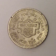 Showbiz Pizza Place Arcade Game Token 24mm