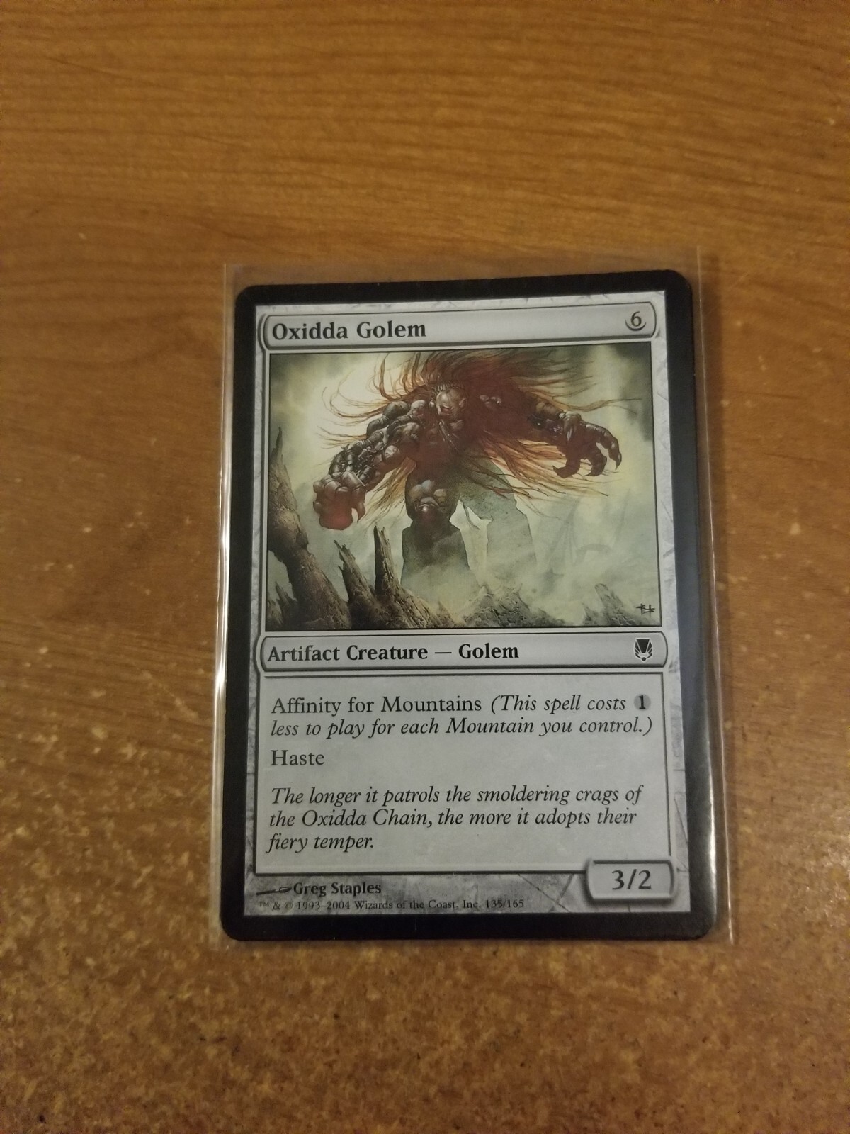MAGIC THE GATHERING DARKSTEEL OXIDDA GOLEM LIGHTLY PLAYED