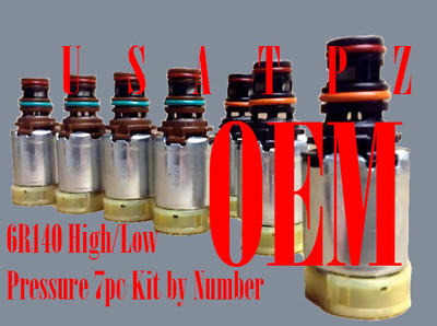 6r140 Solenoid Kit 7pc 2011up Ford F250 Superduty Trucks High/Low Pressure