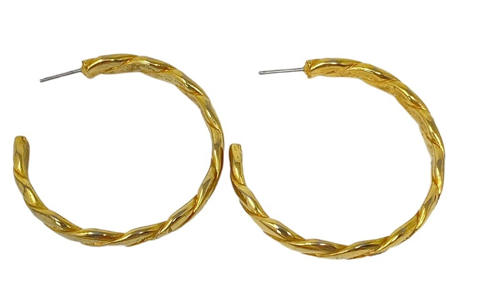 4 PARES DE PENDIENTES PERFORADOS VINTAGE - AROS, CUARZO, TACHUELAS ELVIS Y CRUCES DE PLATA Foto 2 de 4