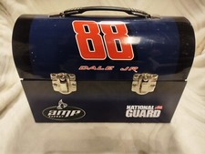 DALE EARNHARDT JR Collectible Metal Lunch Box. AMP Energy/National Guard #88