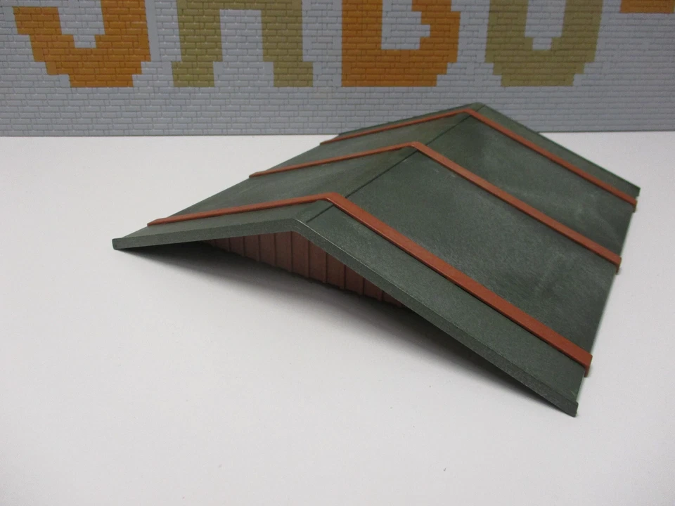 (R3/9) Playmobil ROOF Western Train Station Safari Barn - image 2 of 4