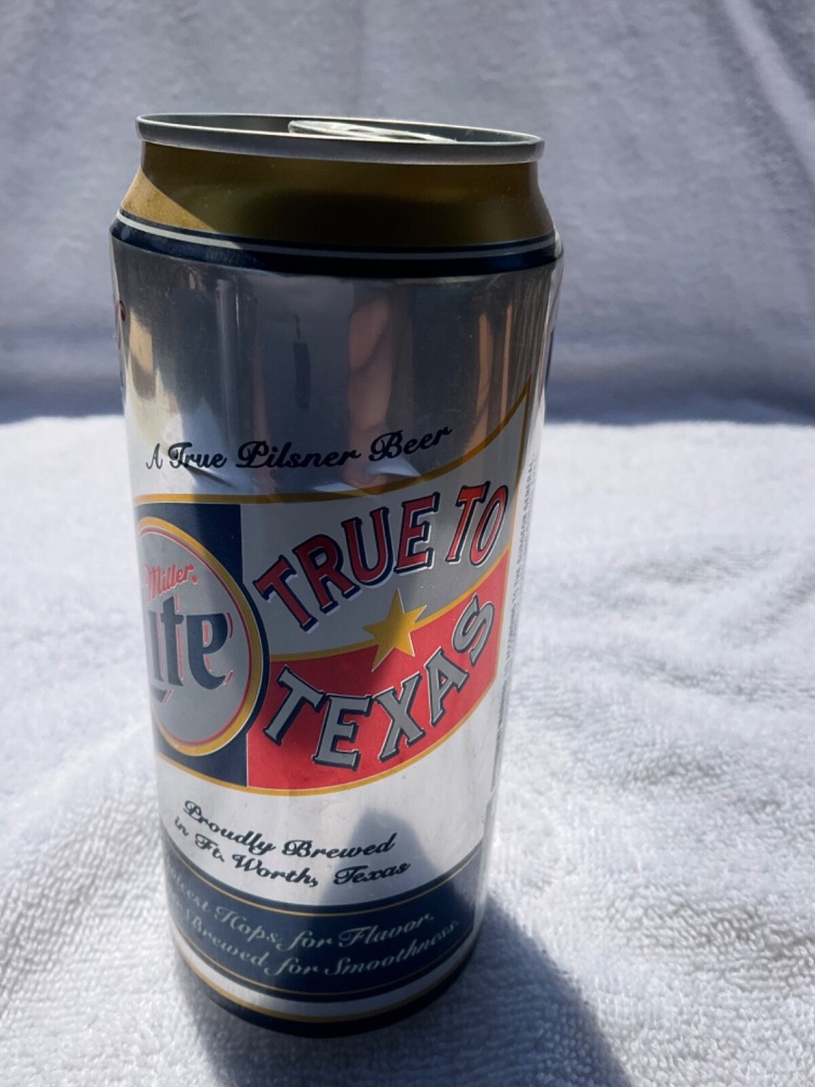 MILLER LITE TEXAS 16 oz BEER CAN | eBay