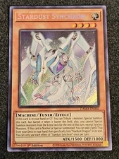 Yu-Gi-Oh TCG Stardust Synchron Secret Rare DAMA-EN002 - NM - Dawn of Majesty