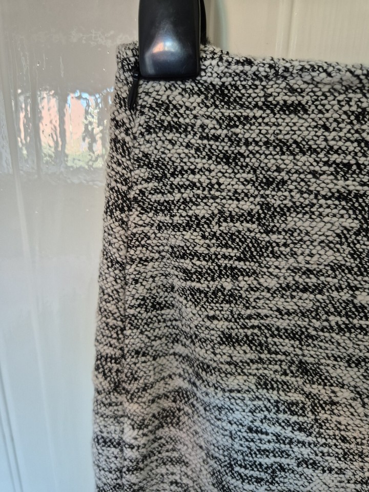 Skirt Zara Wool Size M Boucle Style Asymmetrical Zipped VGC eBay
