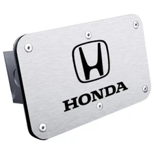 Honda Laser-Etched Logo Brushed Stainless Steel 2" Class 3 Hitch Cover
