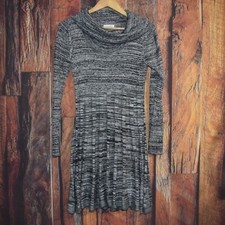 CALVIN KLEIN Women's Sz M Gray SWEATER DRESS -EXCELLENT CONDITION
