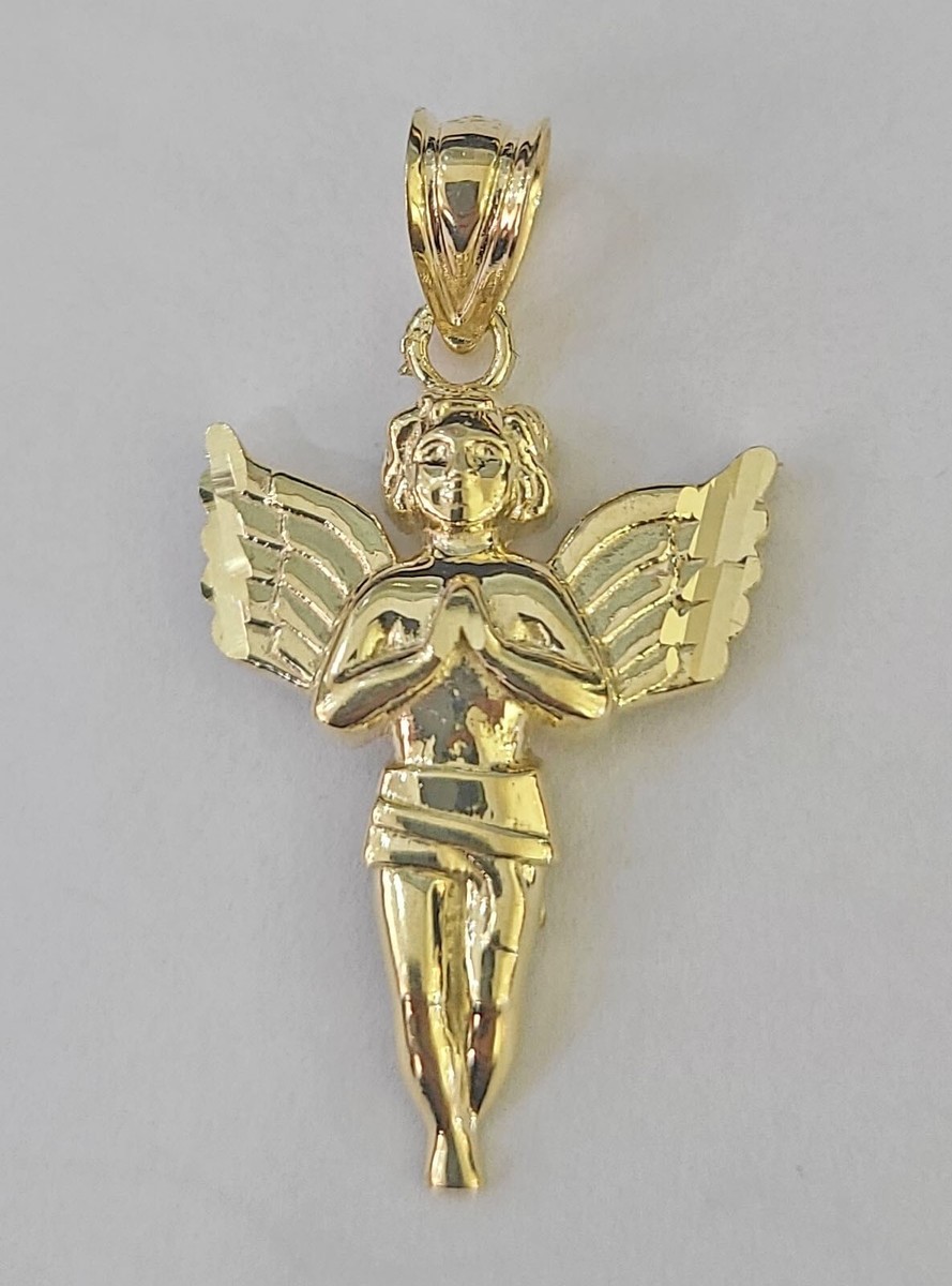 10K Real Praying Hands Charm Pendant Yellow Gold Genuine | eBay