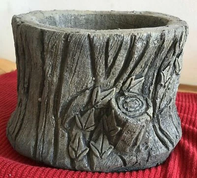 LCM Latex mould for making this large Tree Trunk Flower Pot Stand