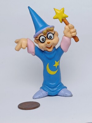 VTG 1983 Alvin and The Chipmunks PVC Mini Figure Wizard Sorcerer
