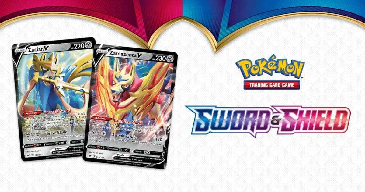  Zacian V & Zamazenta V - Pokemon Black Star Promo Card