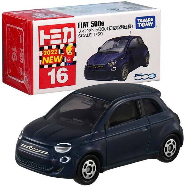 トミカ FIAT 500e 1/59 Takara Tomica Tomy No.16 Fiat 500e 1st (1/59