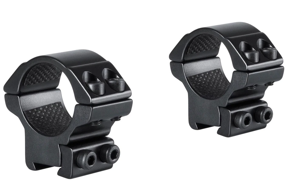 HAWKE 22100 25,4mm Ringmontage Niedrig für 9-11mm Schiene Zielfernrohr-Halterung