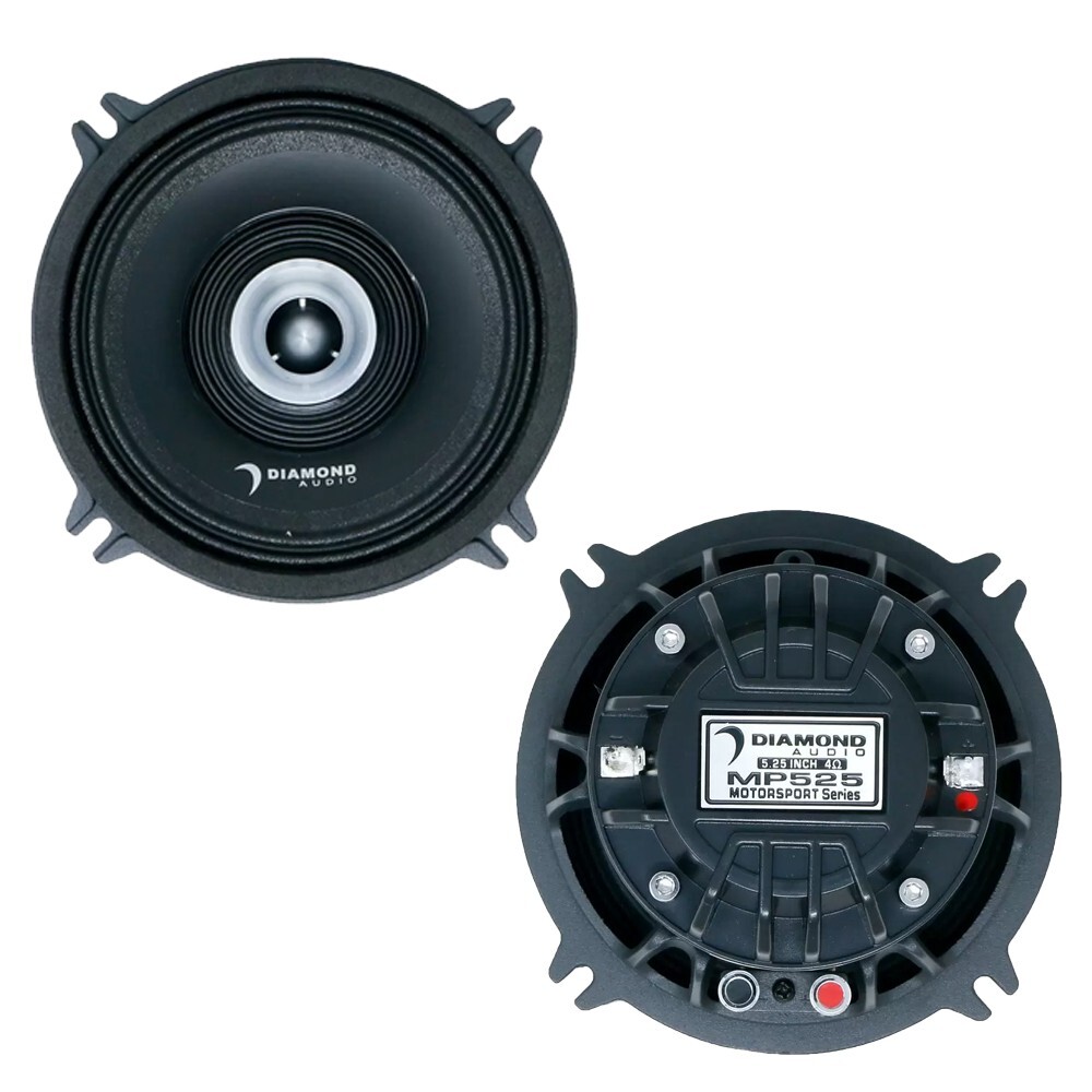 Усилитель Diamond Audio Micro4v2 Рупорные динамики MP525MP654 и монтажная проводка