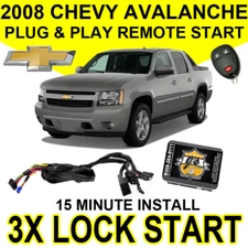 Js Alarms Plug & Play Remote Start System For 2008 Chevy Avalanche GM10