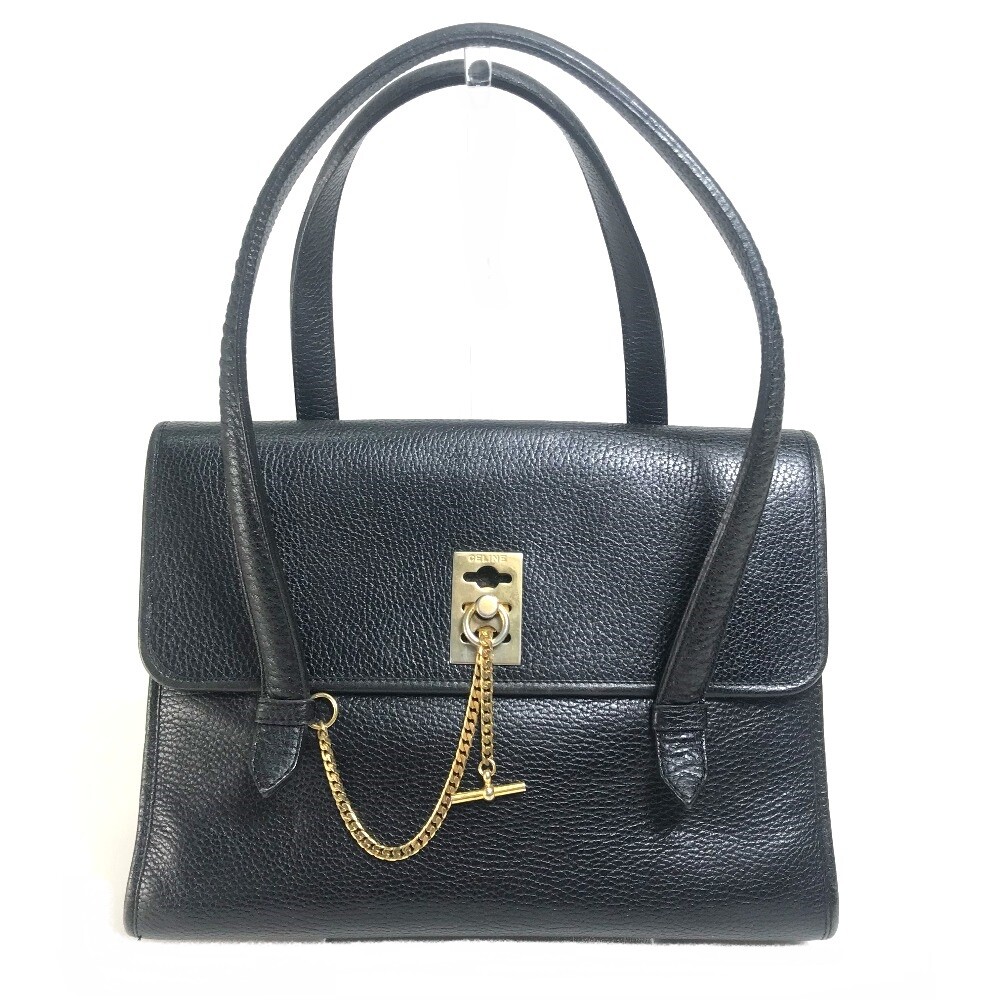 バッグ old celine chain leather oneshoulderbag CELINE Leather Bag – VintageShop solo