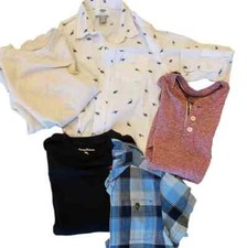 Tommy Bahama Old Navy Shirt Bundle Lot Little Boys Long Sleeve Size 5 XS 
