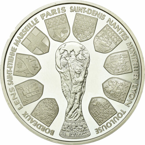 [#730211] Coin, France, Coupe du Monde -  Les Stades, 10 Francs, 1998, Paris, BE - Afbeelding 1 van 2