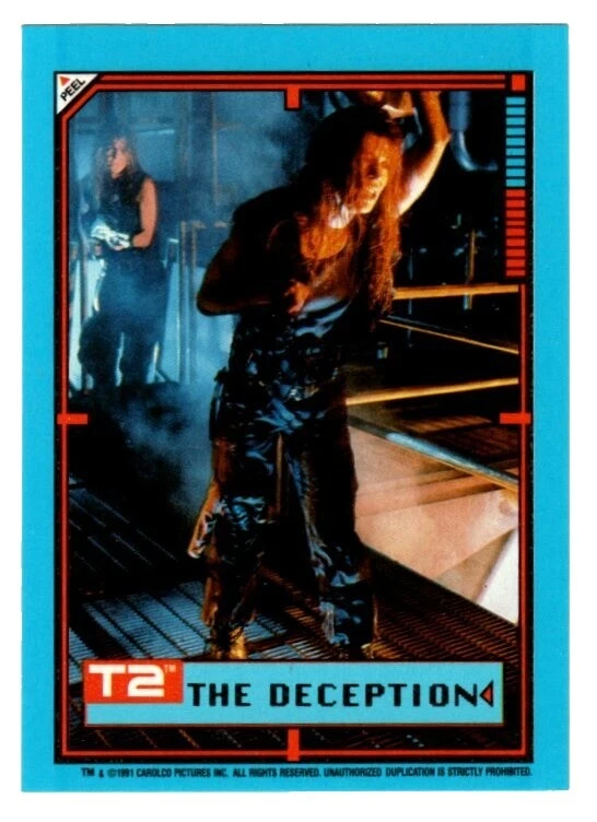 Tarjetas de colección de Coleccionables de acción Topps Terminator