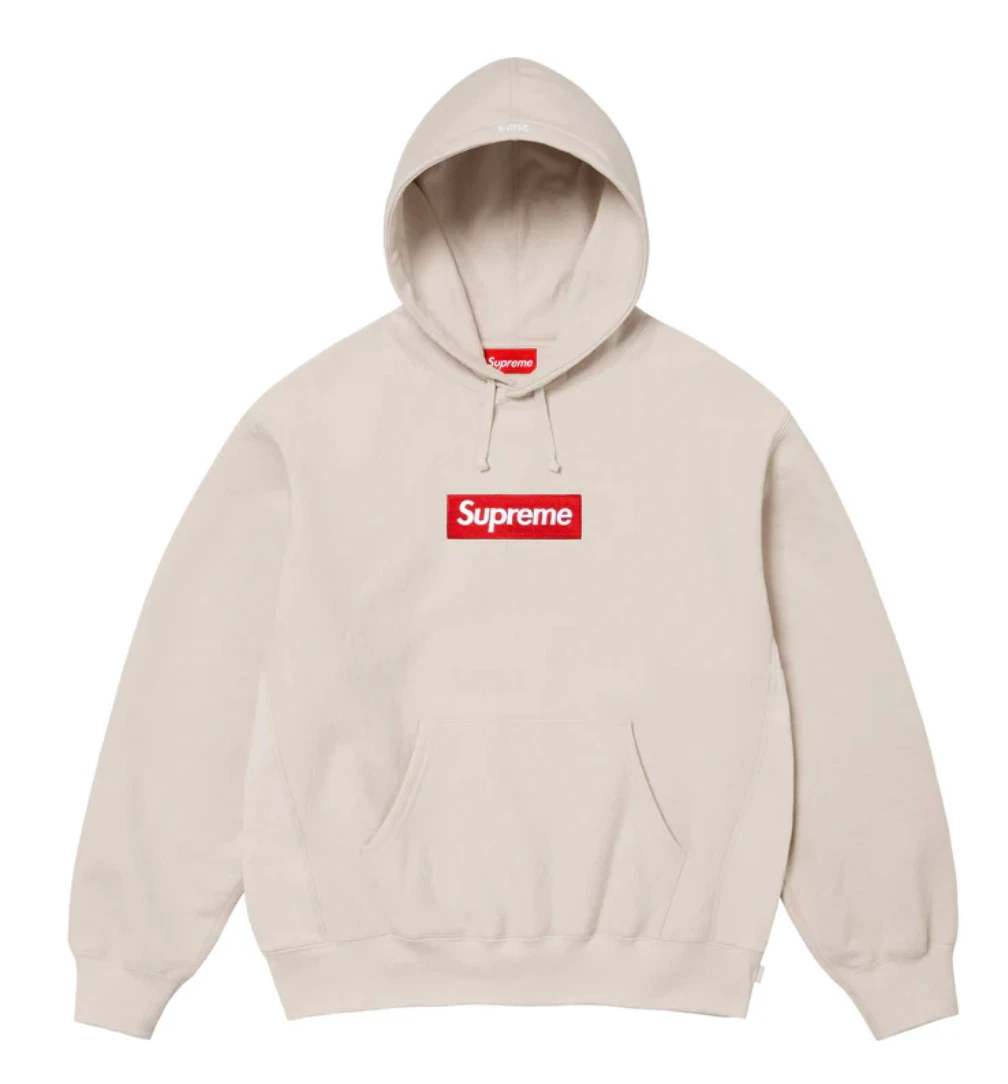 Sweat à capuche logo Supreme Box (FW24) pierre taille M