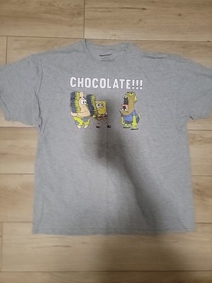 Nickelodeon Spongebob Squarepants Patrick  Chocolate Gray Sz 2xl