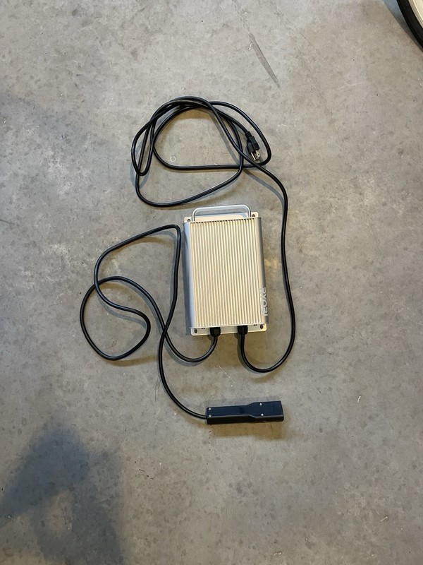 Ryobi OP48RM 48V Mower Battery Charger Unit w/ Cords, 3-Prong Connector