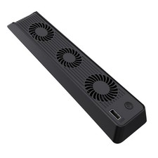 For  Gaming Console Cooling Fan, Silent Noise Reduction Fan with LED Lights O1X6