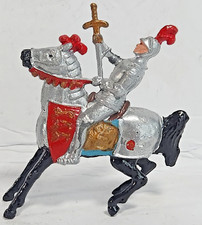CHERILEA LEAD TOY SOLDIER MEDIEVAL MOUNTED KNIGHT W/SWORD VINTAGE 1950s ENGLAND