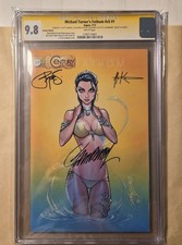 Michael Turner&rsquo;s Fathom v5 #1 J Scott Campbell Century Ed. CGC 9.8 Aspen Comic