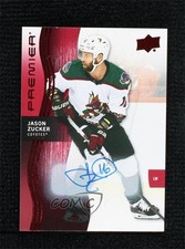 2023-24 Upper Deck Premier Auto Jason Zucker #84 Auto 16nz