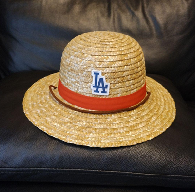 Los Angeles Dodgers X One Piece Collab Monkey D. Luffy Straw Hat