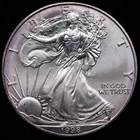 1998 AMERICAN SILVER EAGLE***1 TROY OUNCE OF .999 SILVER