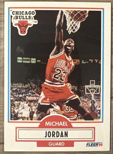 1990-91 FLEER MICHAEL JORDAN #26 CHICAGO BULLS