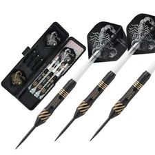 CUESOUL Steel Tip Darts 20g with Slim Darts Case-F2004
