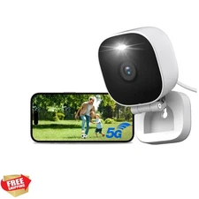 High-Definition Outdoor Camera with Motion-Sensing Spotlight & App Control