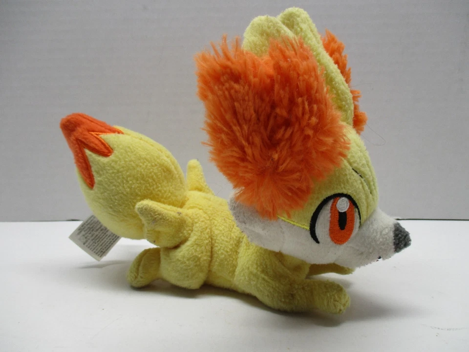 Pokemon Fennekin Plush Toy - 9" Tomy 2017 Fox Yellow Orange Stuffed Animal - Image 2 of 4