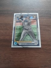 Jadher Areinamo Chrome Prospect Rookie 2024 Bowman Card #BCP-2 Milwaukee Brewers