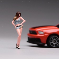 1/64 Miniatura Femminile, Piccola Figura Di Persone In Miniatura, Decorazione