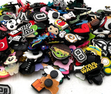 Shoe Charms for Crocs Sandals Huge Lot 100 Cartoons Animals Super Heroes Anime