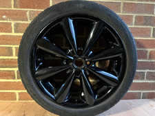 MINI 17" Inch BLACK Conical Spoke R121 Alloy Wheel Rim & Tyre R55 R56 R57 R58