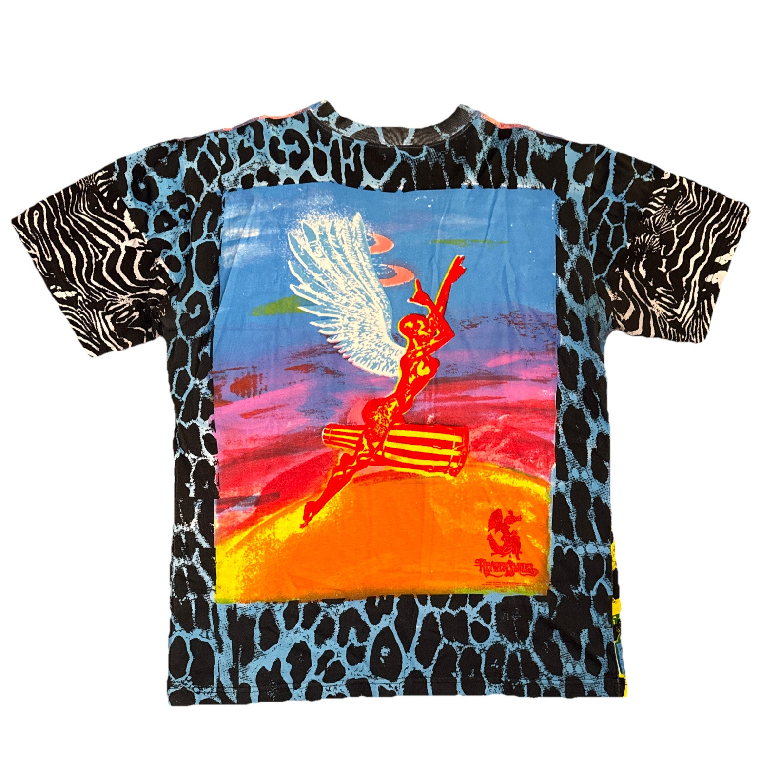 VTG 90s Carlos Santana Heaven Smiles T Shirt XLarge Michael Rios Tee Rare AOP image 4