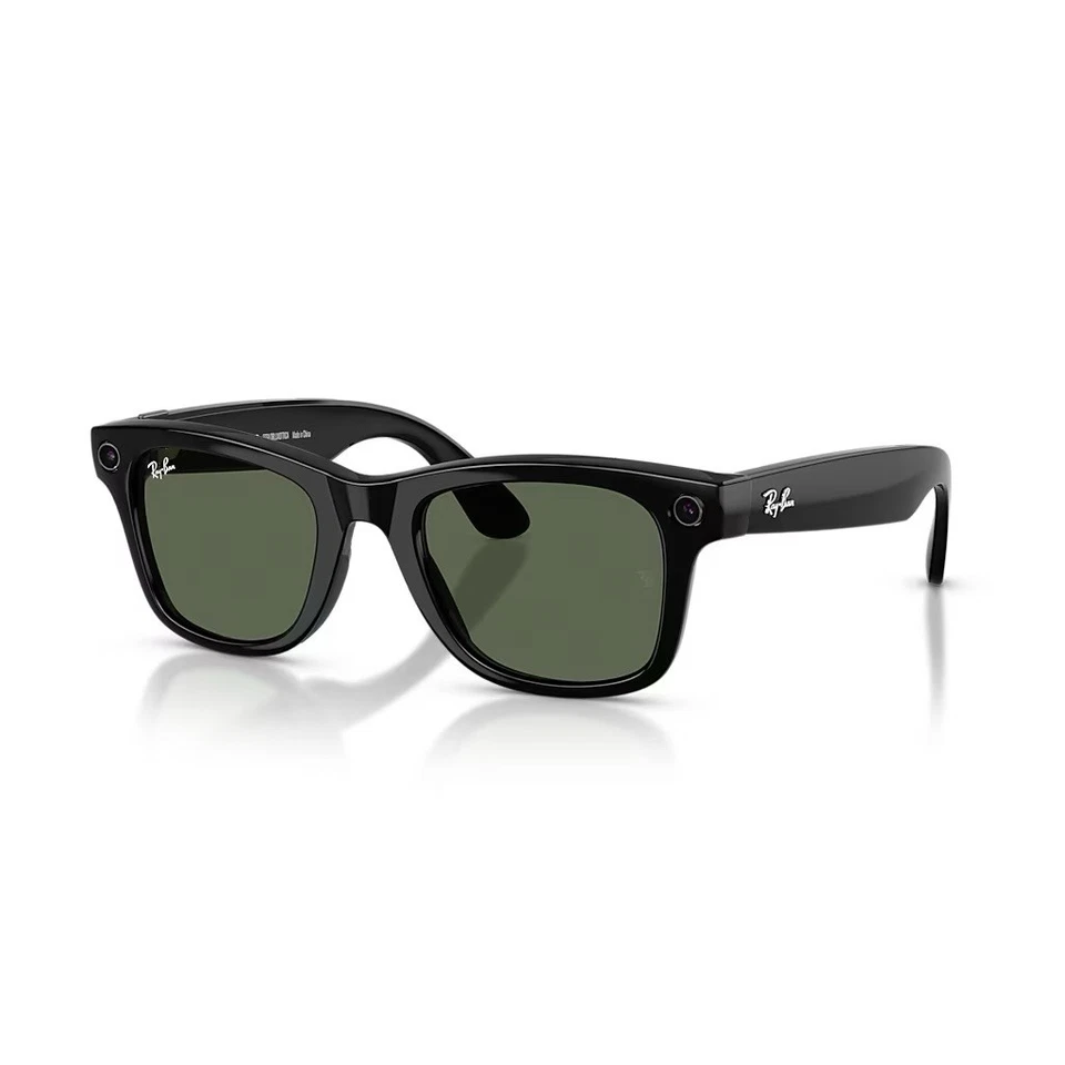 Ray-ban Meta Gen 2 RAY BAN Meta RW4012 Wayfarer GEN 2 - 601/71 - Noir/Vert G15 - Photo 1/4