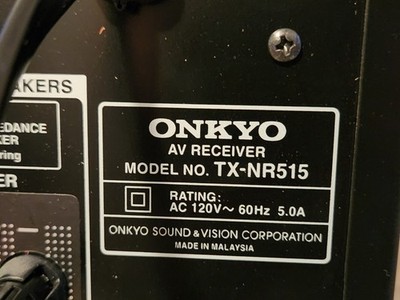 Onkyo TX NR515 7.2 Channel 130 Watt Receiver for sale online