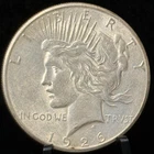 1926 S Silver Peace One Dollar S$1 Coin