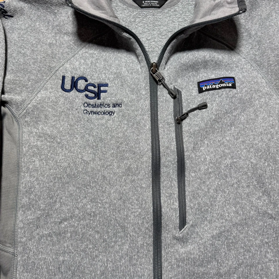 Patagonia Better Sweater UCSF Full Zip Mock Neck Fleece Gorpcore Jacket - Small - Image 2 of 4