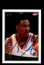 Signed Basketball Card Auto Brandon Jennings 2009-10 Topps #322 Milwaukee Bucks