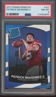 2017 Panini Donruss Rated Rookie #327 Patrick Mahomes II RC NM-MT PSA 8